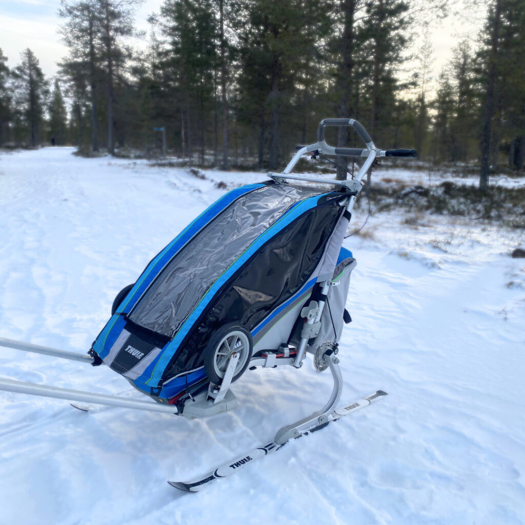 Thule Chariot Cx1 med skidkit